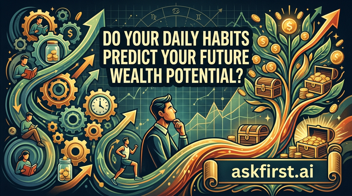 Do your daily habits predict your future wealth potential? Do your daily habits predict your future wealth potential?