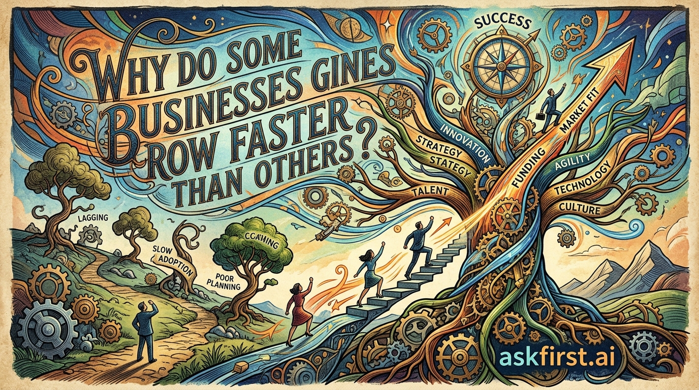 Why do some businesses grow faster than others? Why do some businesses grow faster than others?