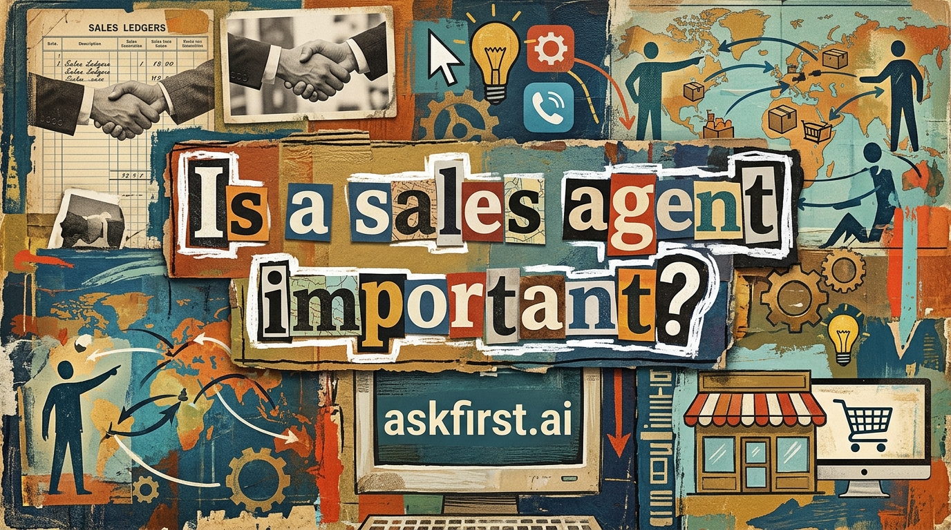 Is a sales agent important? Is a sales agent important?