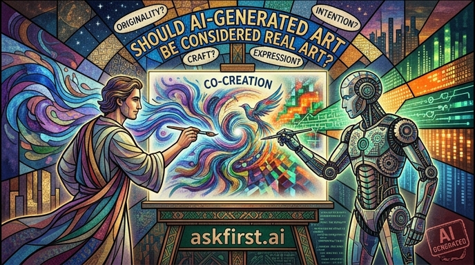 Should AI-generated art be considered real art? Should AI-generated art be considered real art?