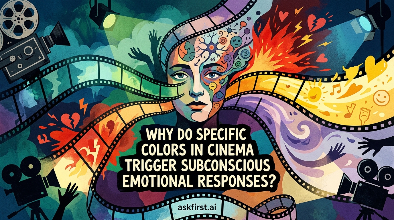 Why do specific colors in cinema trigger subconscious emotional responses? Why do specific colors in cinema trigger subconscious emotional responses?