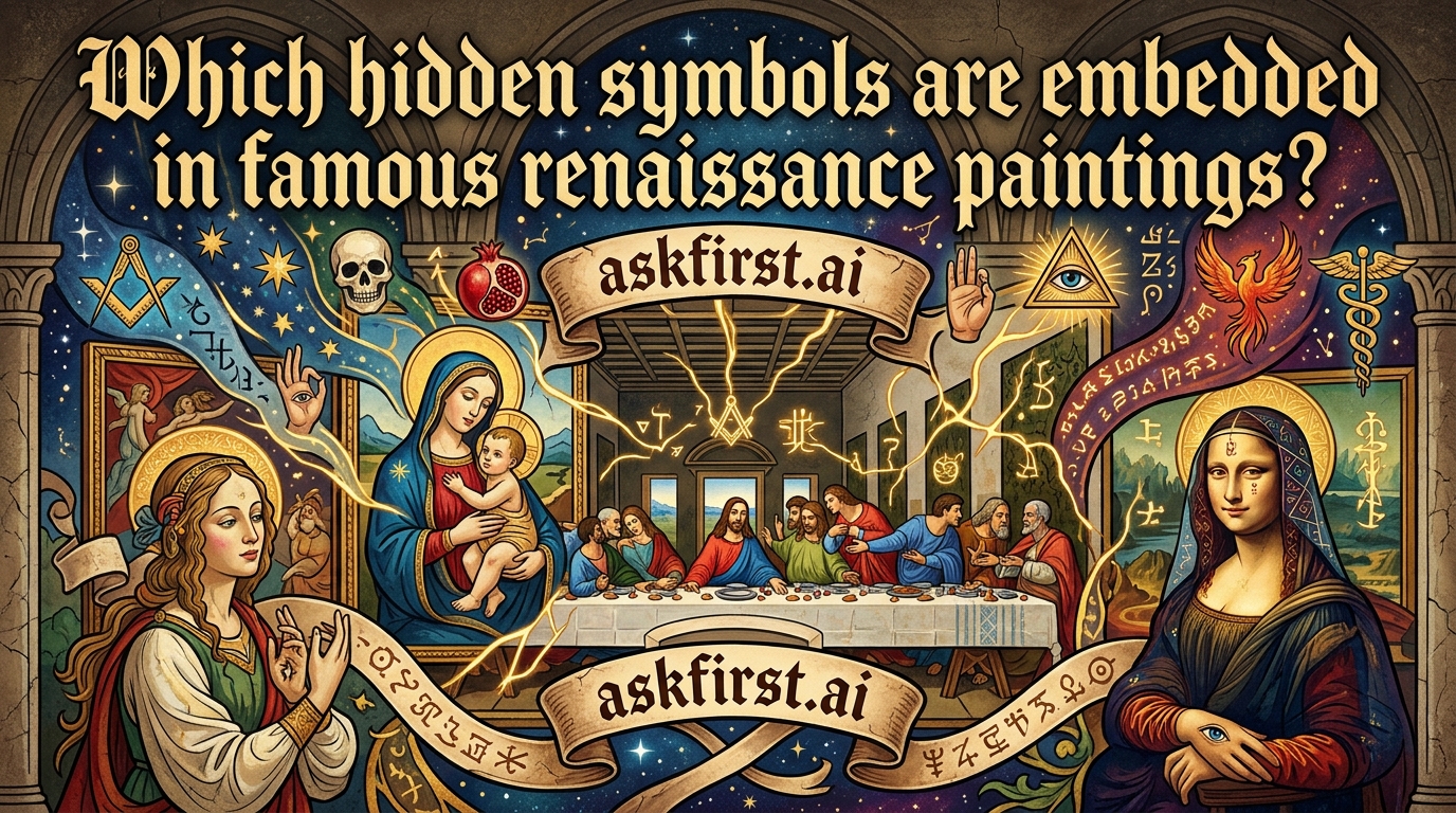 Which hidden symbols are embedded in famous renaissance paintings? Which hidden symbols are embedded in famous renaissance paintings?