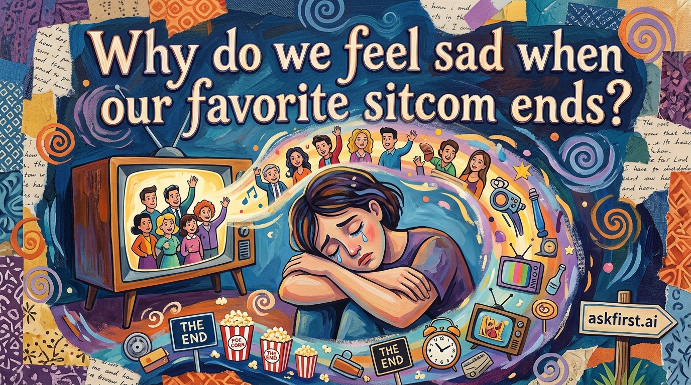 Why do we feel sad when our favorite sitcom ends? Why do we feel sad when our favorite sitcom ends?