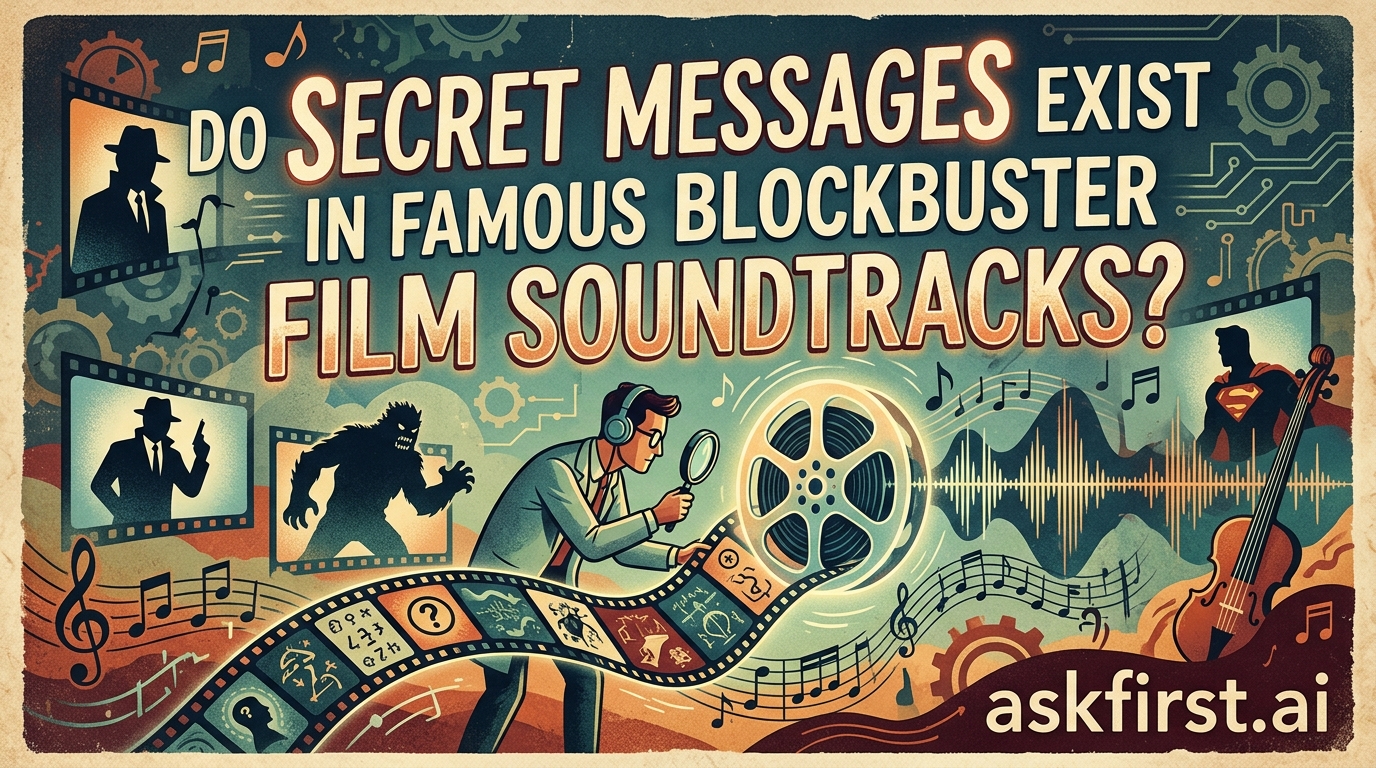 Do secret messages exist in famous blockbuster film soundtracks? Do secret messages exist in famous blockbuster film soundtracks?