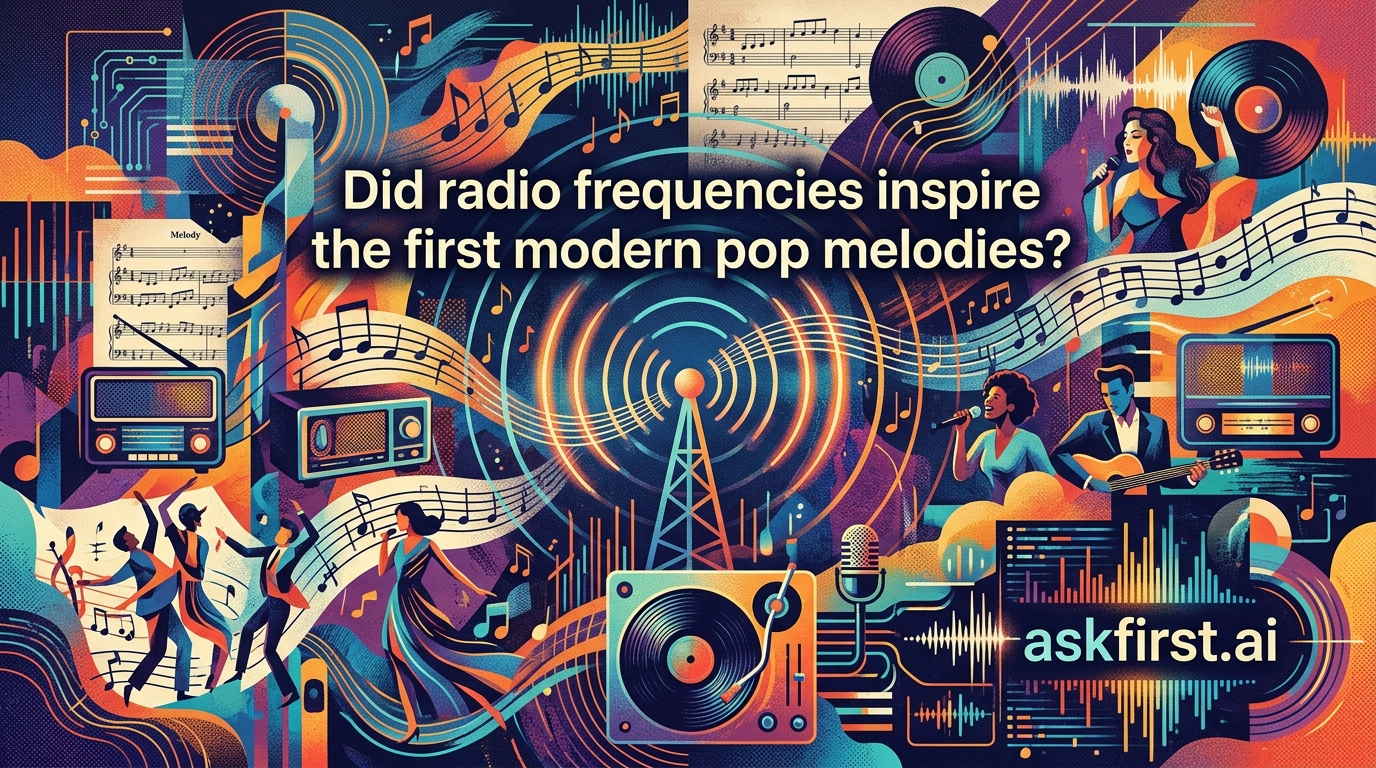 Did radio frequencies inspire the first modern pop melodies? Did radio frequencies inspire the first modern pop melodies?