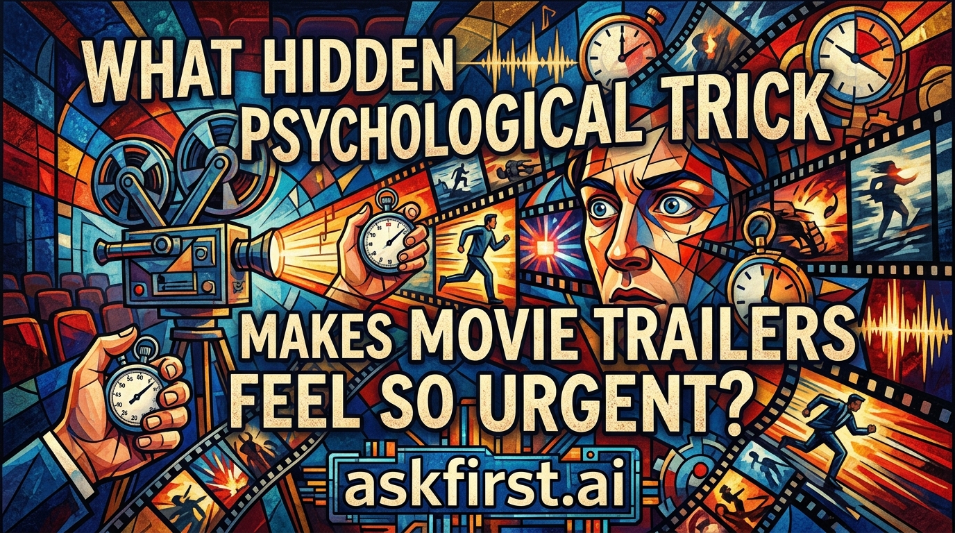 What hidden psychological trick makes movie trailers feel so urgent? What hidden psychological trick makes movie trailers feel so urgent?