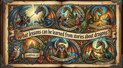 What lessons can be learned from stories about dragons?
