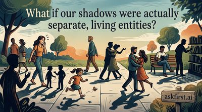 What if our shadows were actually separate, living entities?