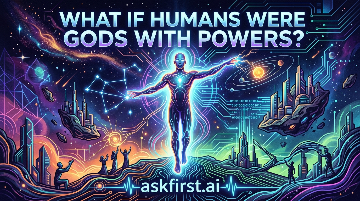What if humans were gods with powers? What if humans were gods with powers?