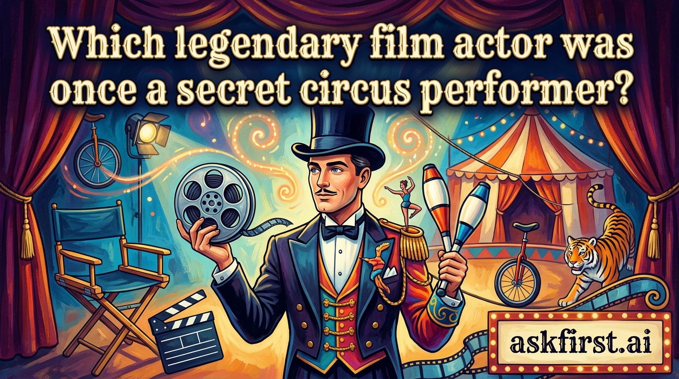 Which legendary film actor was once a secret circus performer? Which legendary film actor was once a secret circus performer?