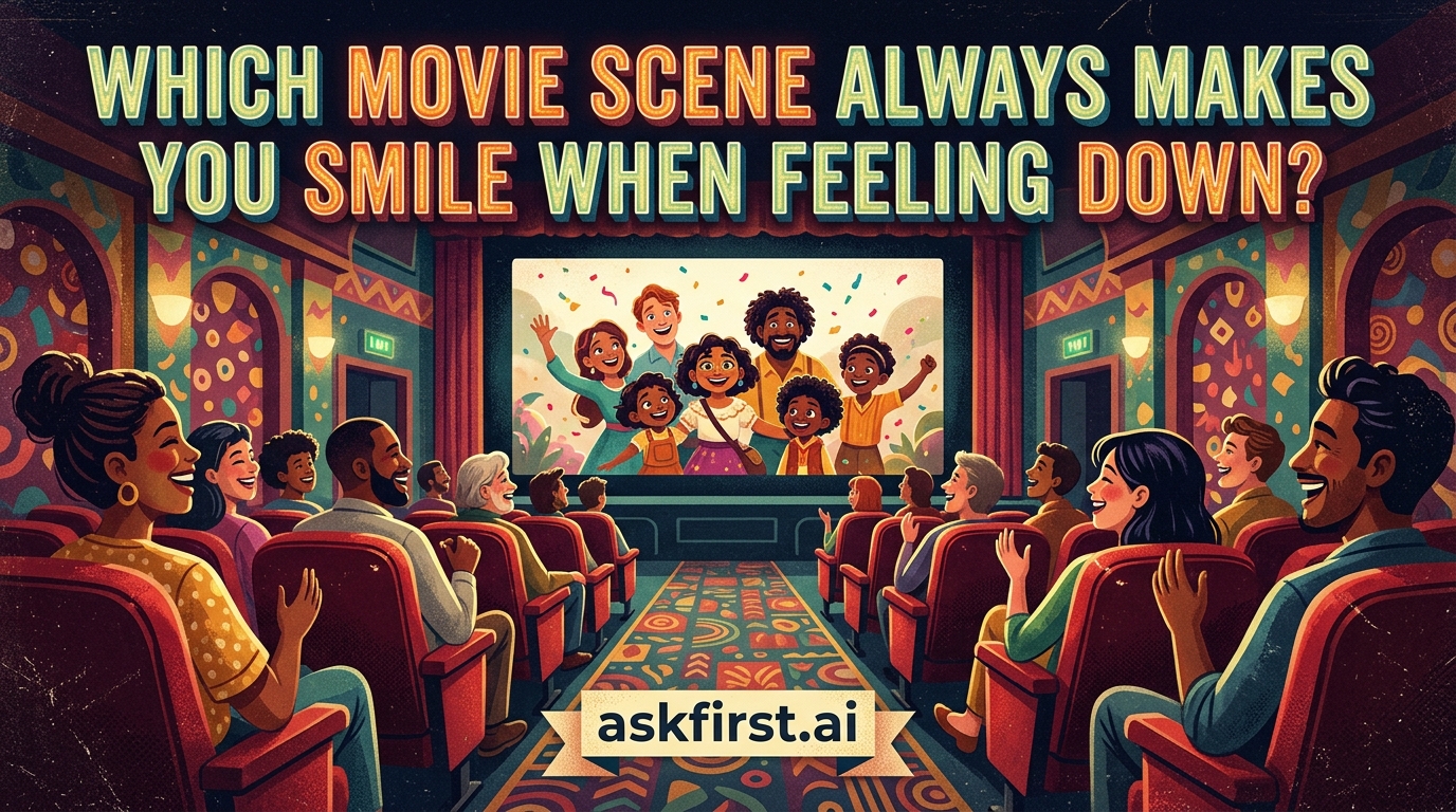 Which movie scene always makes you smile when feeling down? Which movie scene always makes you smile when feeling down?