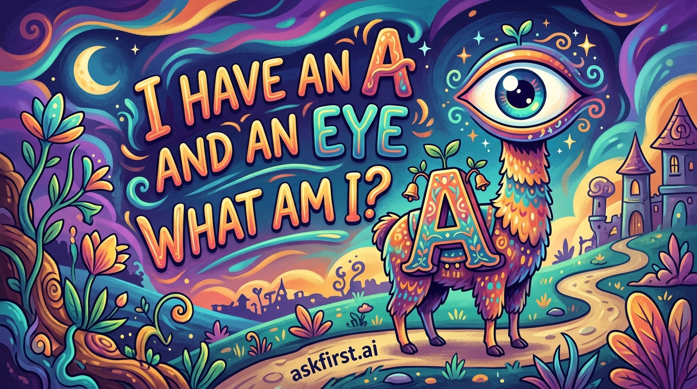 I have an A and an eye what am I? I have an A and an eye what am I?