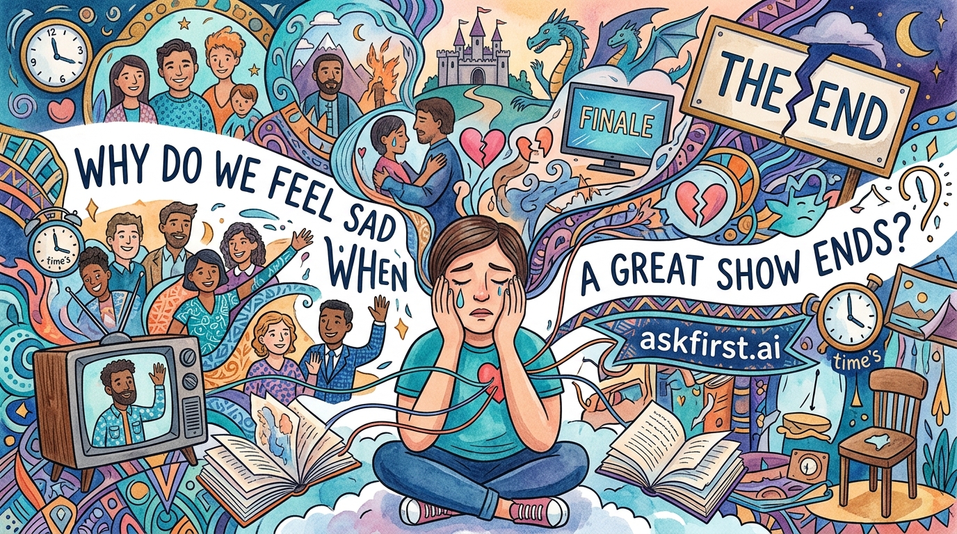 Why do we feel sad when a great show ends? Why do we feel sad when a great show ends?