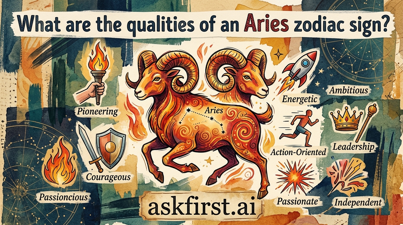 What are the qualities of an Aries zodiac sign? What are the qualities of an Aries zodiac sign?