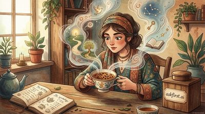 How to interpret tea leaves?