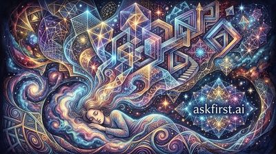 Why do we dream in flickering, impossible geometries?