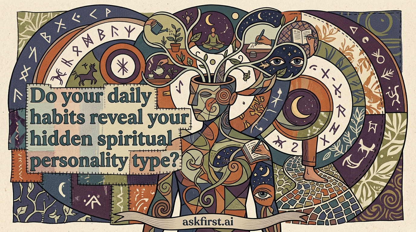 Do your daily habits reveal your hidden spiritual personality type? Do your daily habits reveal your hidden spiritual personality type?