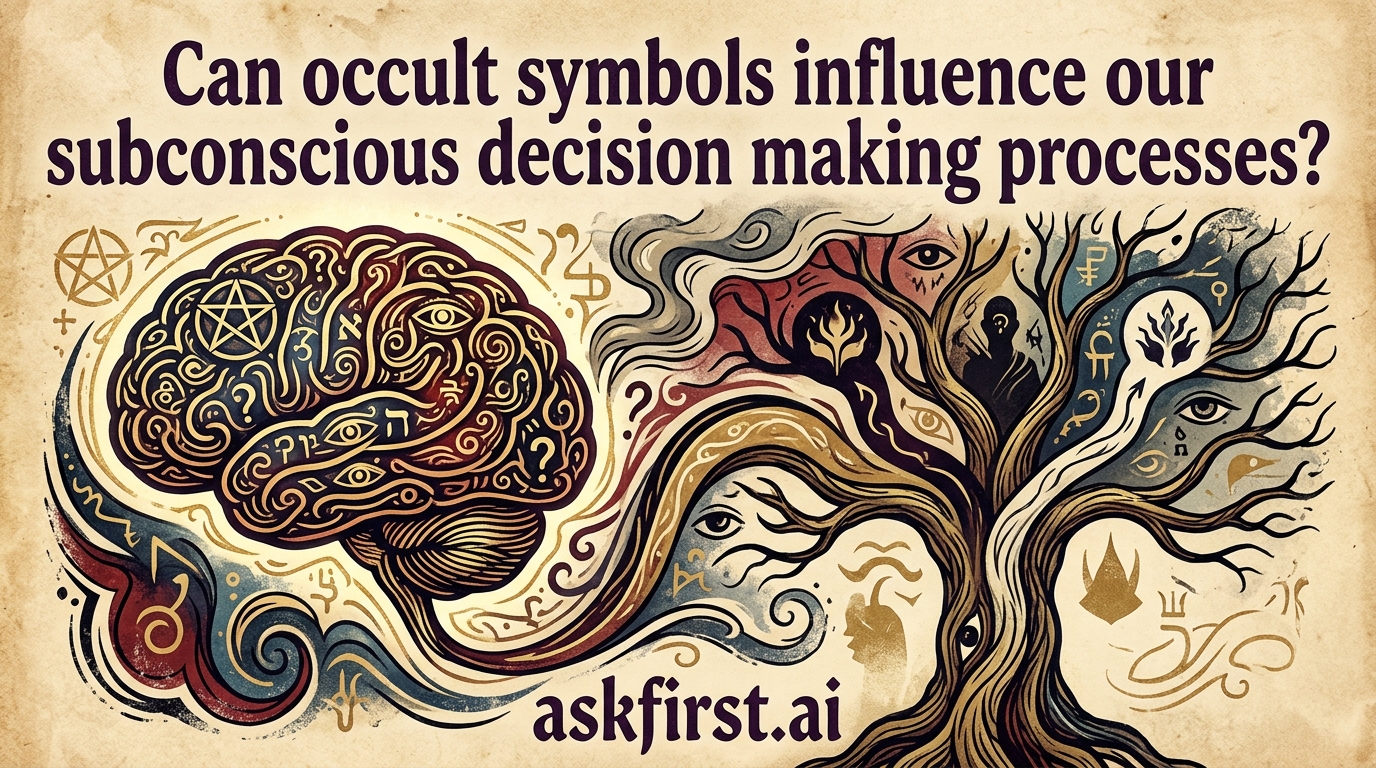 Can occult symbols influence our subconscious decision making processes? Can occult symbols influence our subconscious decision making processes?