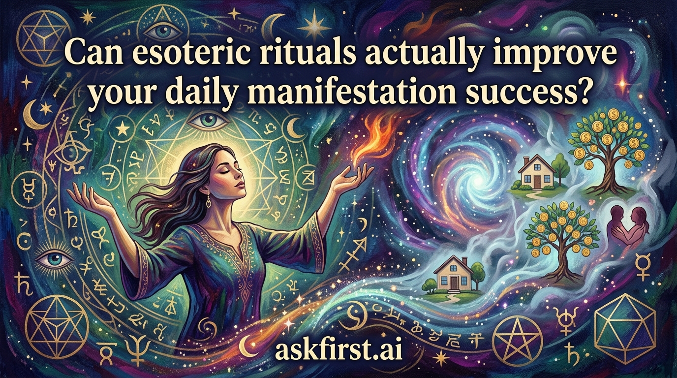 Can esoteric rituals actually improve your daily manifestation success? Can esoteric rituals actually improve your daily manifestation success?