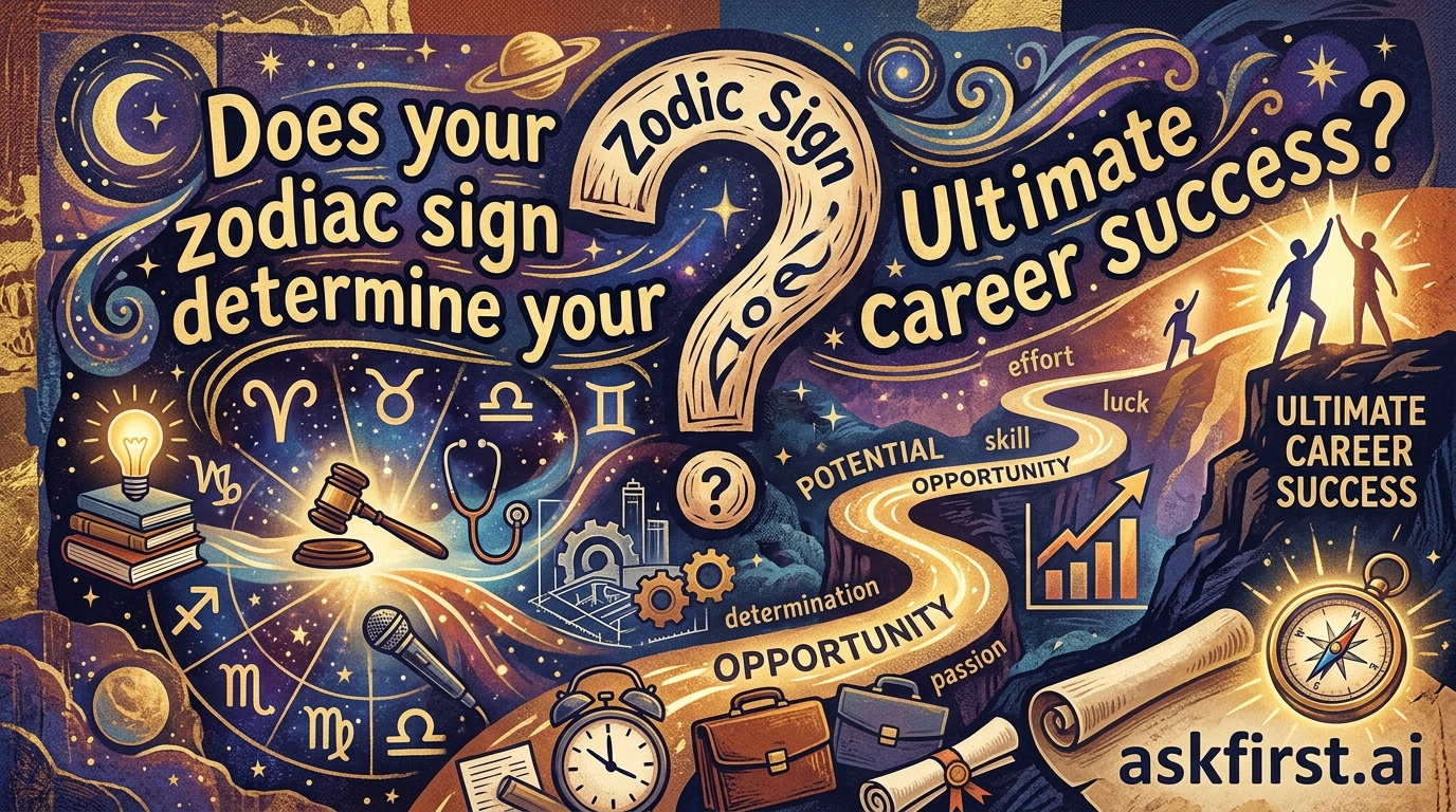 Does your zodiac sign determine your ultimate career success? Does your zodiac sign determine your ultimate career success?