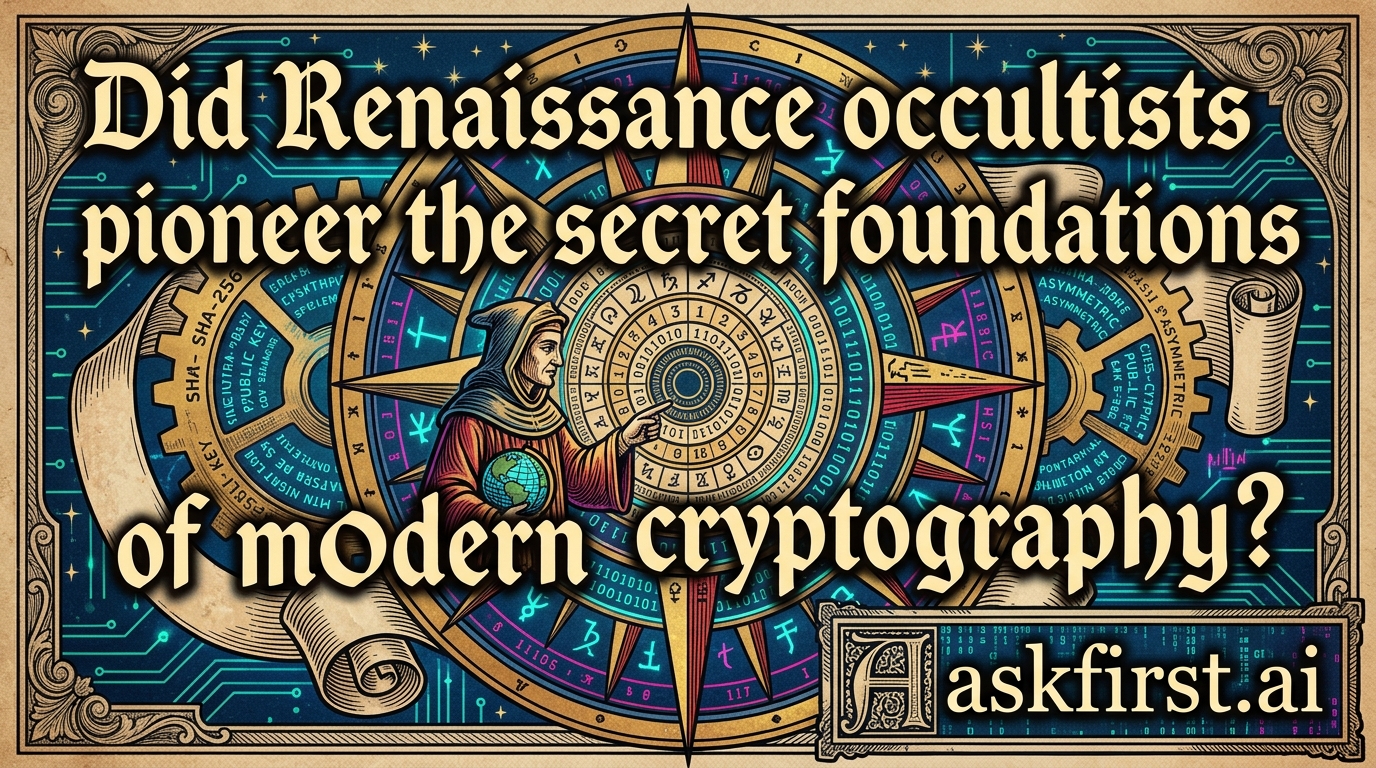 Did Renaissance occultists pioneer the secret foundations of modern cryptography? Did Renaissance occultists pioneer the secret foundations of modern cryptography?
