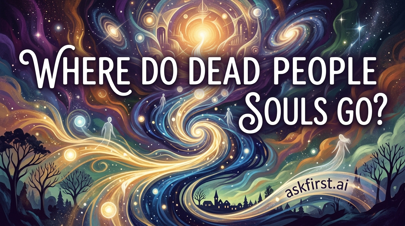 Where do dead people souls go? Where do dead people souls go?