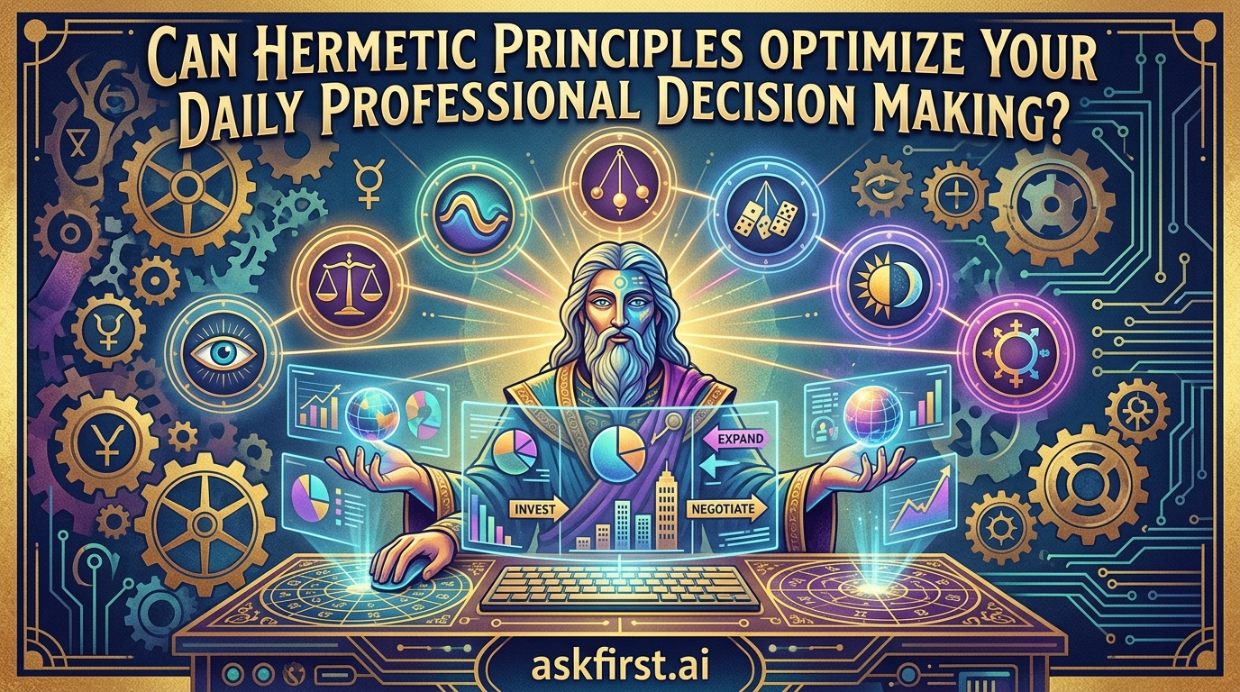 Can hermetic principles optimize your daily professional decision making? Can hermetic principles optimize your daily professional decision making?