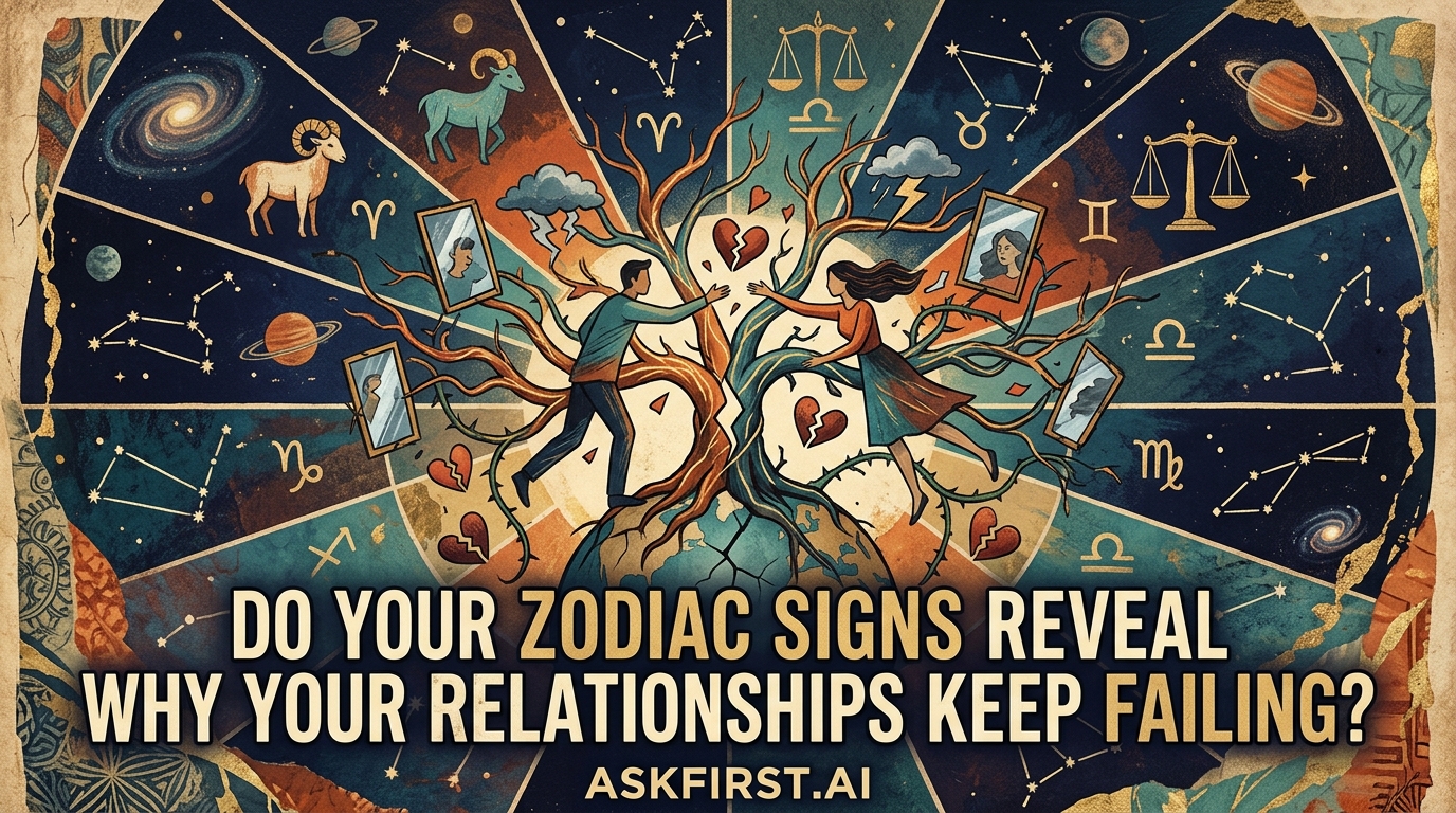 Do your zodiac signs reveal why your relationships keep failing? Do your zodiac signs reveal why your relationships keep failing?