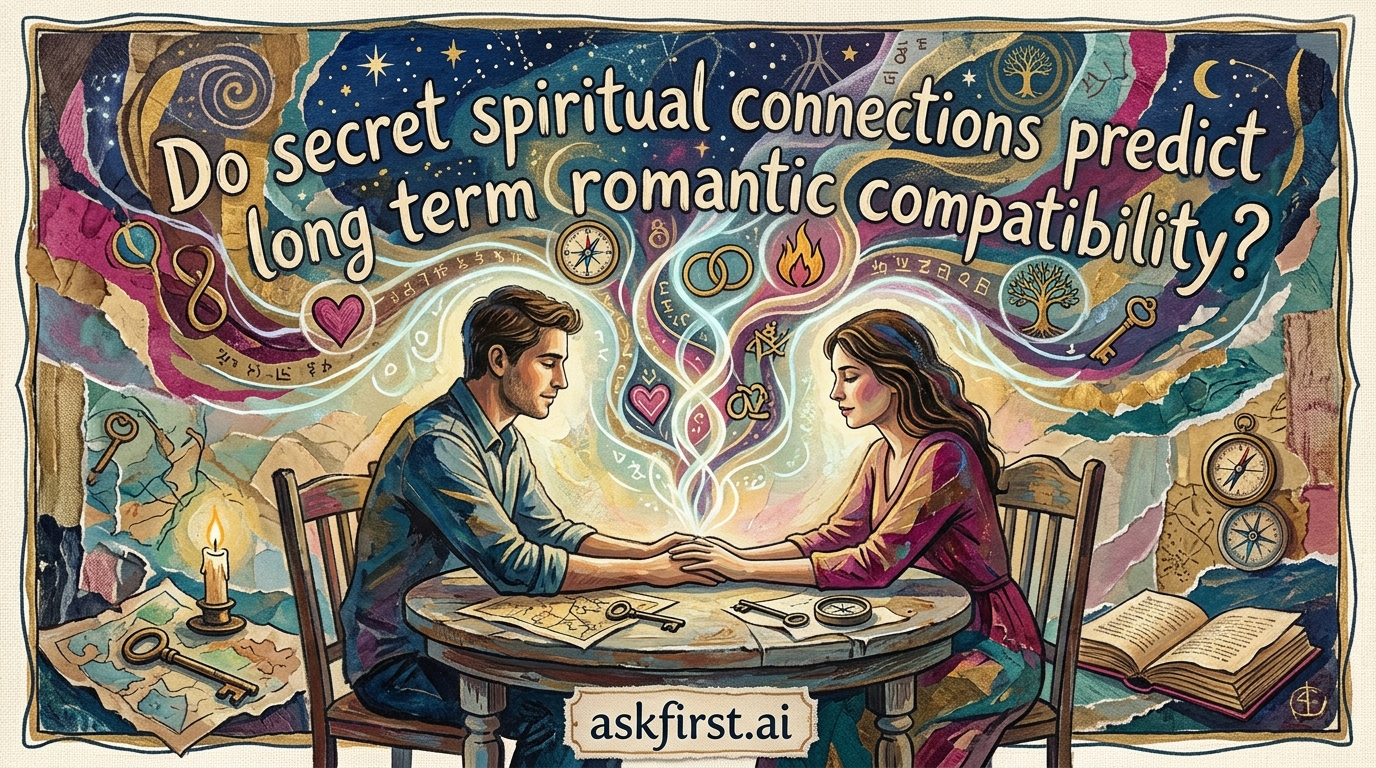 Do secret spiritual connections predict long term romantic compatibility? Do secret spiritual connections predict long term romantic compatibility?