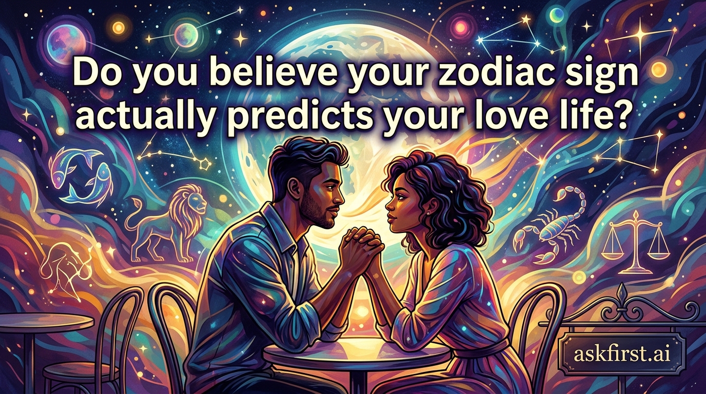 Do you believe your zodiac sign actually predicts your love life? Do you believe your zodiac sign actually predicts your love life?