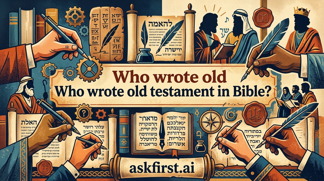 Who wrote old testament in Bible? Who wrote old testament in Bible?