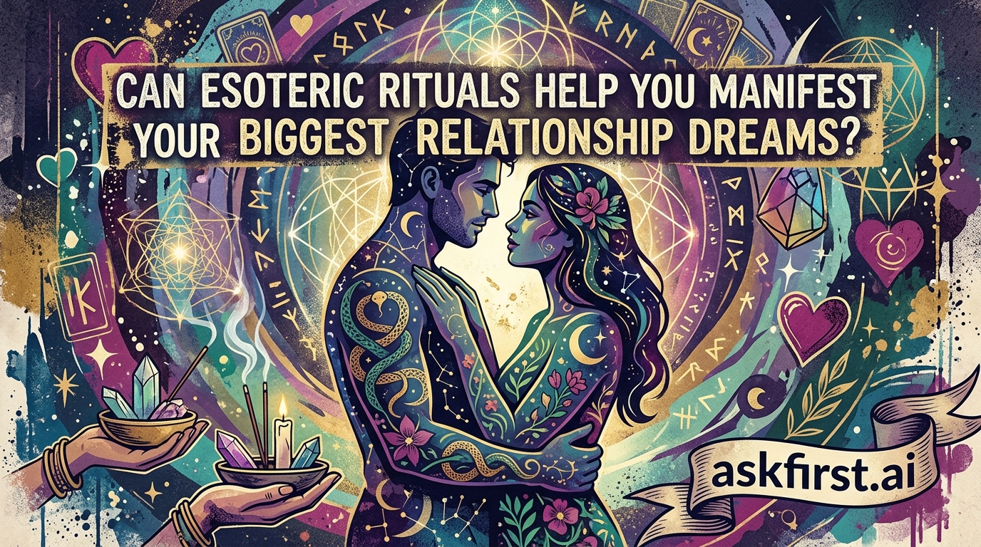 Can esoteric rituals help you manifest your biggest relationship dreams? Can esoteric rituals help you manifest your biggest relationship dreams?