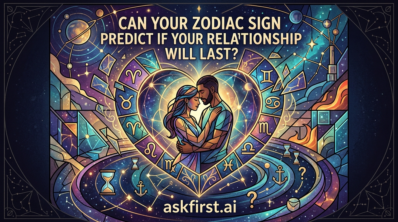 Can your zodiac sign predict if your relationship will last? Can your zodiac sign predict if your relationship will last?