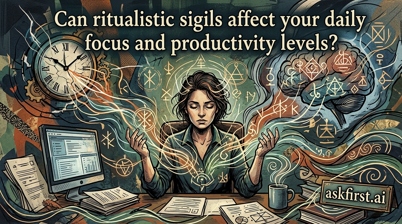 Can ritualistic sigils affect your daily focus and productivity levels? Can ritualistic sigils affect your daily focus and productivity levels?