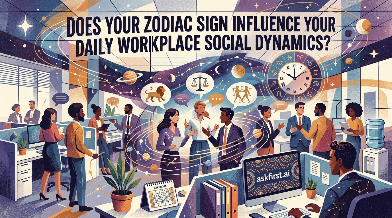 Does your zodiac sign influence your daily workplace social dynamics? Does your zodiac sign influence your daily workplace social dynamics?