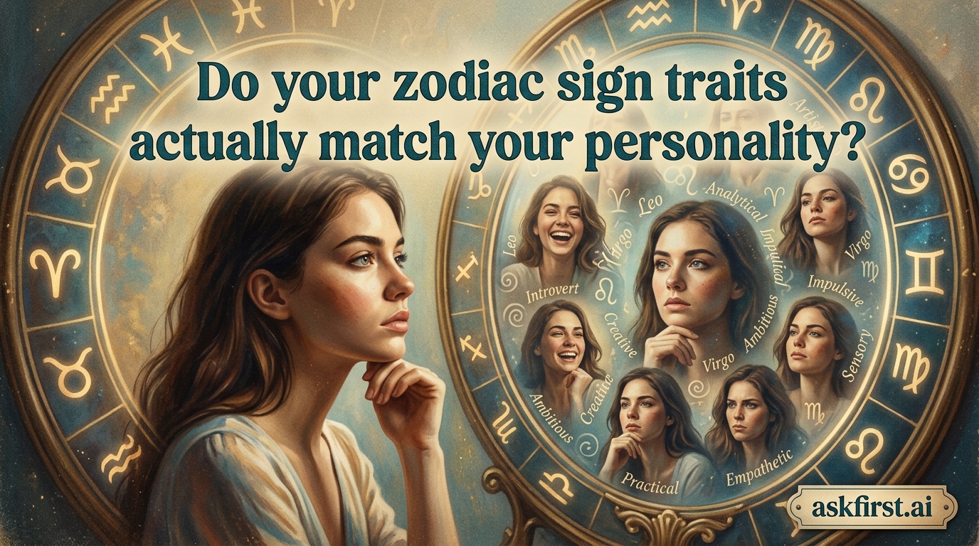 Do your zodiac sign traits actually match your personality? Do your zodiac sign traits actually match your personality?