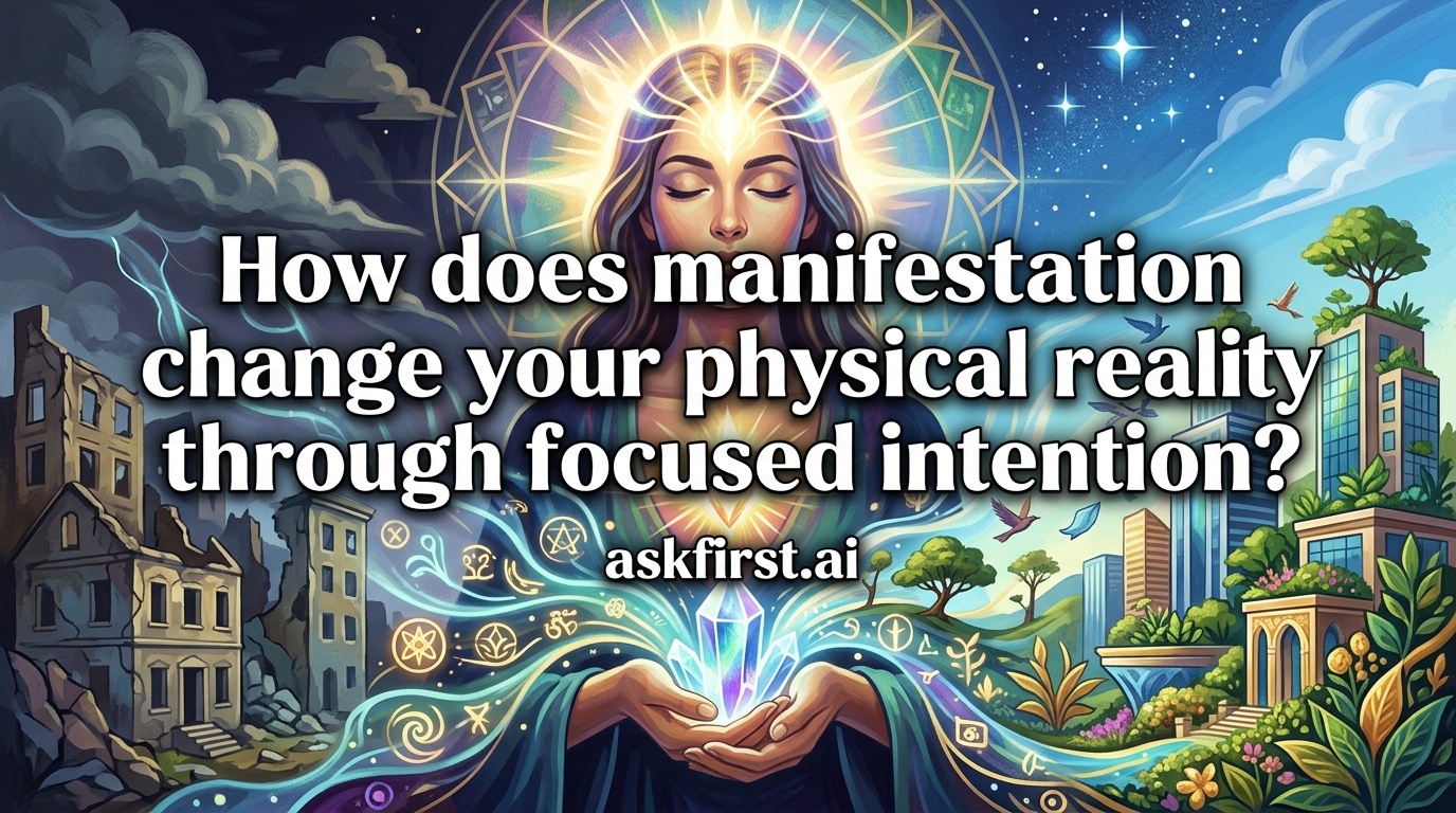 How does manifestation change your physical reality through focused intention? How does manifestation change your physical reality through focused intention?