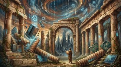 Can ancient architecture predict our future technological collapse?