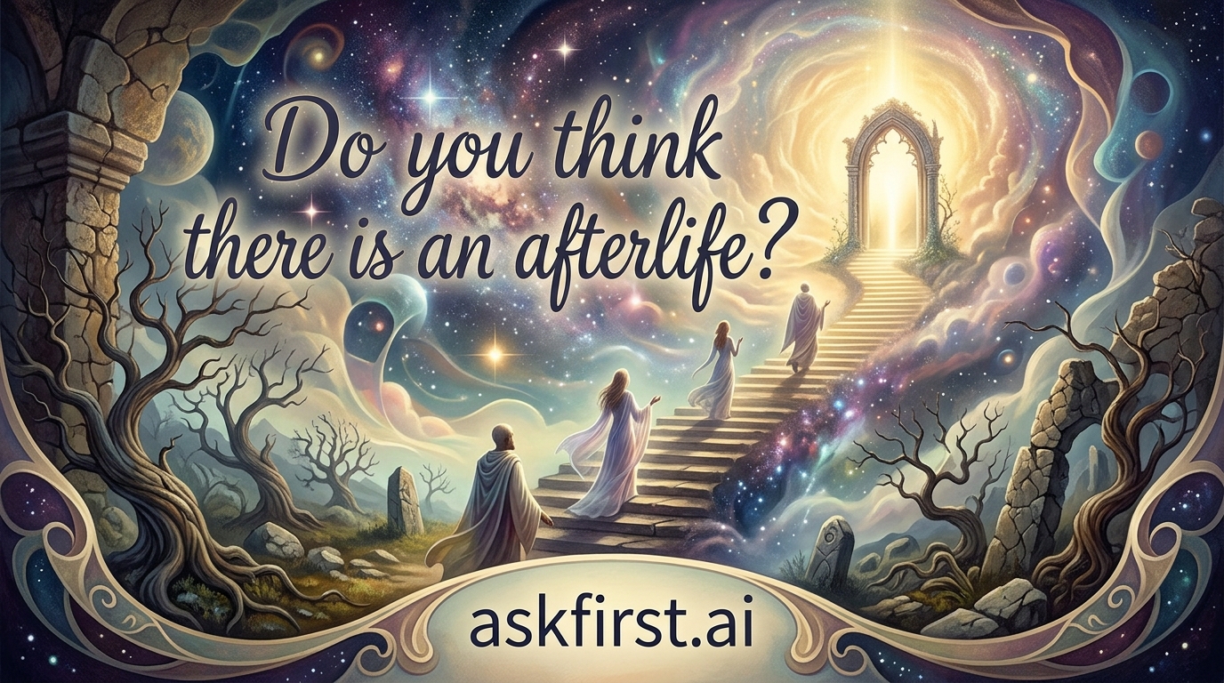 Do you think there is an afterlife? Do you think there is an afterlife?