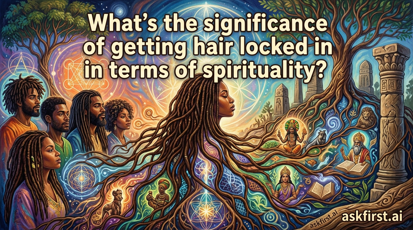 What’s the significance of getting hair locked in terms of spirituality? What’s the significance of getting hair locked in terms of spirituality?