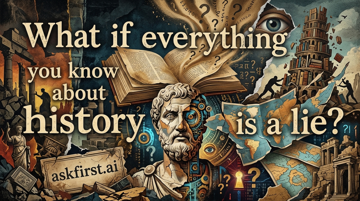 What if everything you know about history is a lie? What if everything you know about history is a lie?