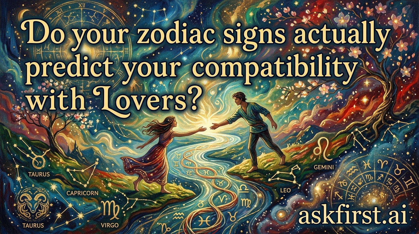 Do your zodiac signs actually predict your compatibility with lovers? Do your zodiac signs actually predict your compatibility with lovers?