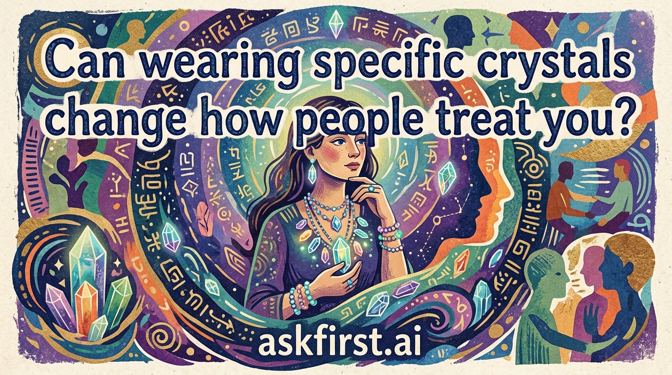 Can wearing specific crystals change how people treat you? Can wearing specific crystals change how people treat you?