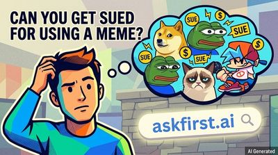Can you get sued for using a meme?