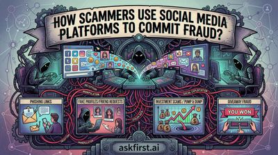 How scammers use social media platforms to commit fraud?