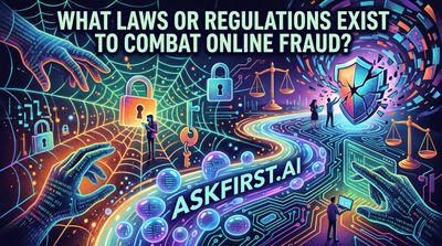 What laws or regulations exist to combat online fraud?