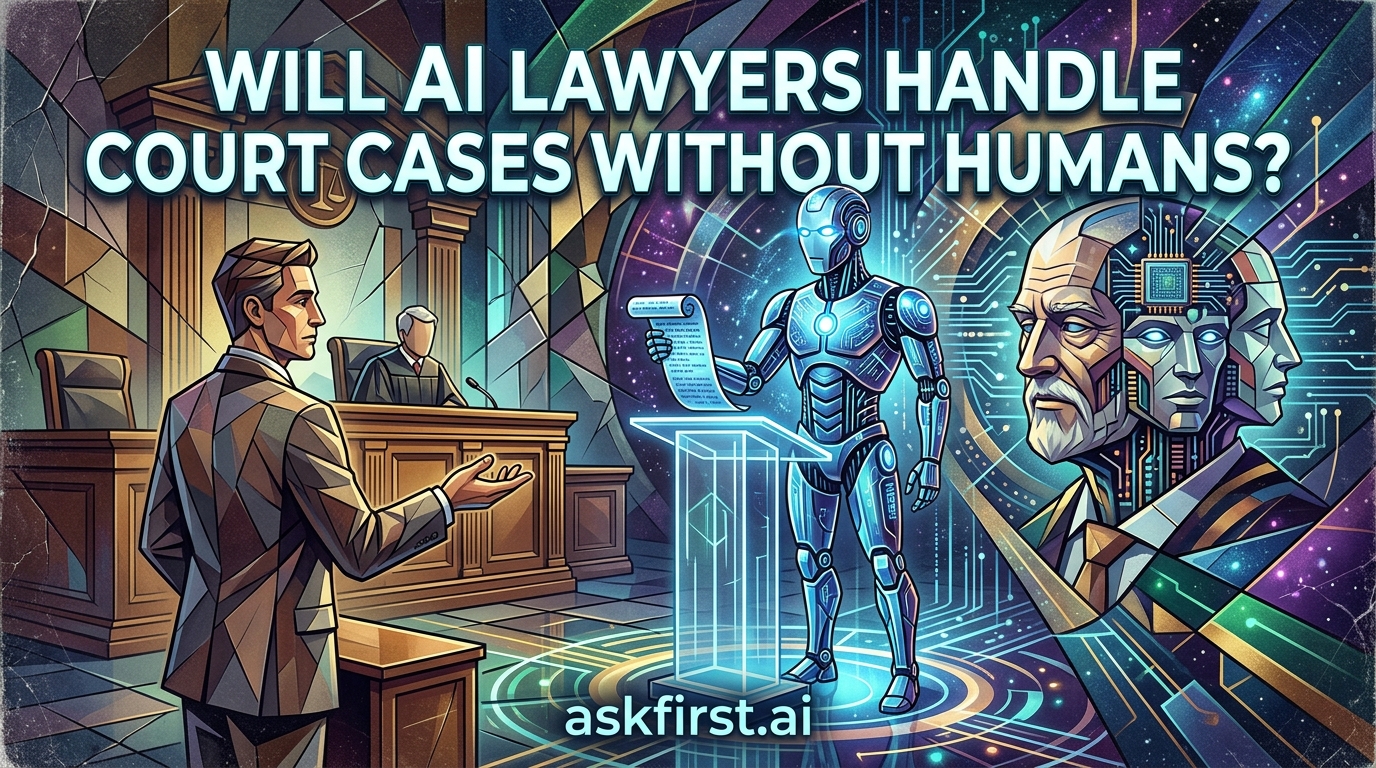 Will AI lawyers handle court cases without humans? Will AI lawyers handle court cases without humans?