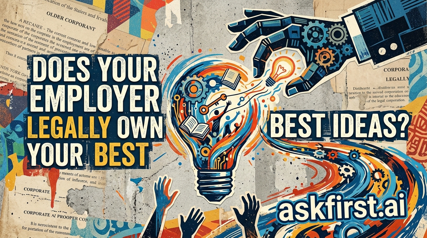 Does your employer legally own your best ideas? Does your employer legally own your best ideas?