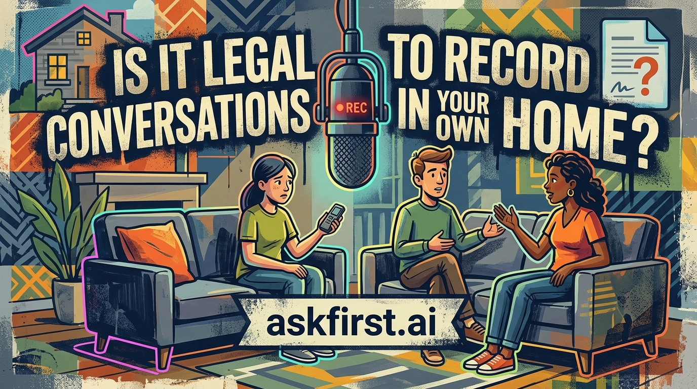 Is it legal to record conversations in your own home? Is it legal to record conversations in your own home?