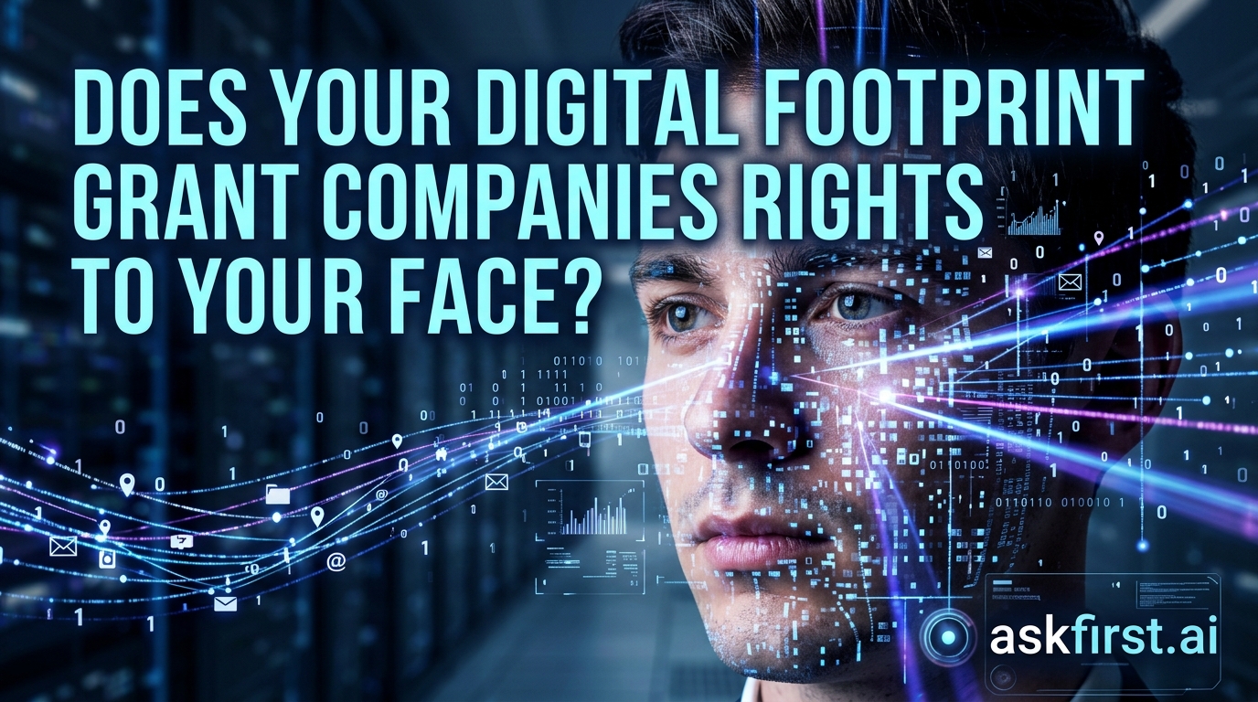 Does your digital footprint grant companies rights to your face? Does your digital footprint grant companies rights to your face?